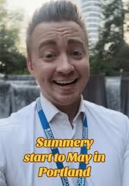 Summer is basically here ☀️ #Portland #pnw #weather