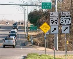 End of US highway 377 - US Ends .com