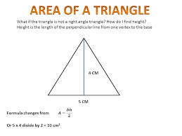 Mathematicians have no special formula for finding the perimeter of a triangle — they just add up the lengths of the sides. 5 Cm 4 Cm Calculation Area Length Times Width Lw Or L X W Note Length Of A Rectangle Is Always The Longest Side Ppt Download