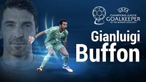 Stadium, arena & sports venue. Buffon Elu Meilleur Gardien De La Ligue Des Champions 2016 2017 Besoccer