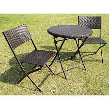 Bellini Home And Gardens Wildon 3 Pc Folding Patio Bistro Set Patio Dining Set Used Outdoor Furniture Outdoor Dining Set