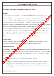 Shl helps you get managerial selection right by objectively assessing the potential of internal and external candidates and providing you with deep. Notes Managerial Communication Mod 4 The Job Application Process Mba