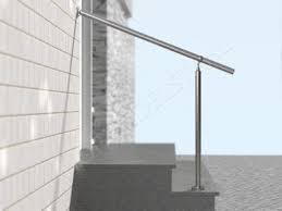 Preis ab 27,90 euro (18.09.2020). 100 Cm Edelstahl Gelander Fur Podest Treppe Eingang Haus Sicherer Halt 1m 100 Cm
