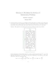 Long division decimals worksheets sample test rounding fractions adding subtracting grade math handbook calculus homework printable worksheet pdf. Lesson 22 Optimization Problems Worksheet Solutions