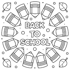 Back to school coloring page with few details for kids. Back To School Coloring Pages Free 65 Printable Images