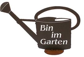 Willkommen zu einer neuen #buchbesprechung#meikewinnemuth #binimgartendanke an den penguin verlag für die kostenfreie zusendung dieses rezensionsexemplarsmei. Bin Im Garten Schild Aufsteller Giesskanne Edelrost Rost Deko Manufakt Design Hammelburg