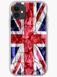 This Was Designed In Photoshop Using A Picture Of A Wall Made Of Rocks The Flag Itself Both Public Domai In 2020 Iphone Case Covers Iphone Cases United Kingdom Flag