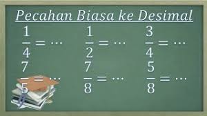 Maybe you would like to learn more about one of these? Cara Mudah Merobah Pecahan Biasa Menjadi Pecahan Desimal Youtube