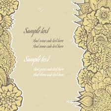 Indian weddings are a festival in itself. Ornate Vector Card Template In Indian Mehndi Style Hand Drawn Royalty Free Cliparts Vectors And Stock Illustration Image 36268009