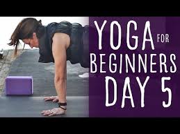 15 Minute Yoga For Beginners 30 Day Challenge Day 5 With Lesley Fightmaster Youtube Yoga Videos For Beginners Yoga For Beginners Workout For Beginners