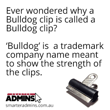 Ever Wondered Why A Bulldog Clip Is Called A Bulldog Clip Bulldog Clip Wonder Company Names