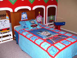 Designed to fit over any sized bed or any playroom space. Thomas The Train Decorations For Bedroom Interior Paint Color Trends Check More At Http Mindlessapparel Com Th Train Room Train Bedroom Decor Train Bedroom
