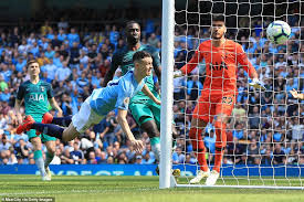 Kevin de bruyne superb again from the belgian who did everything in his power to steer city through. Manchester City 1 0 Tottenham Phil Foden Scores First Premier League Goal Daily Mail Online