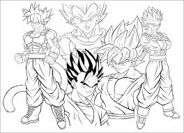 Dragon ball coloring pages … Dragon Ball Z Coloring Pages Goku And Vegeta Coloringbay