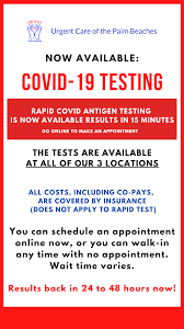 Dutchess county location info and hours. Covid 19 Testing Urgent Care Of The Palm Beaches