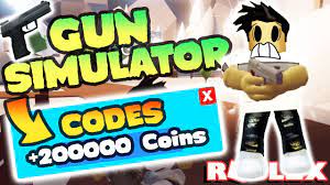 Look your coins counter when you redeem this code because you will get 100,000 coins. New Gun Simulator Codes All Working Promo Codes Roblox 200000k Coins Free Youtube