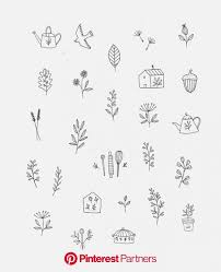 手のスケッチ おしゃれまとめの人気アイデア pinterest im 手書き イラスト 簡単 花の落書き 手帳 イラスト