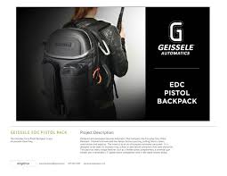 Angelica bourland is a member of vimeo, the home for high quality videos and the people who love them. Geissele Automatics Everyday Carry Pistol Backpack By Angelica Grant At Coroflot Com