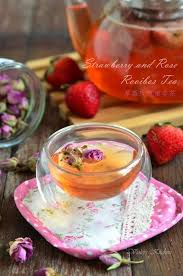 violet s kitchen 紫羅蘭的爱心厨房 草莓玫瑰南非茶strawberry and rose rooibos tea rooibos rooibos tea flower tea