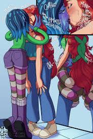 Our favorite kraken succumbs to her urges in her graphic comics