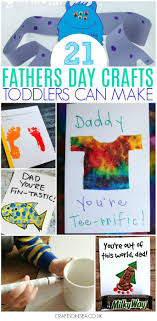 They can also decorate the card with paints, stickers, and other designs that represent their dad. 20 Fathers Day Crafts For Toddlers Toddler Crafts Fathers Day Crafts Fathers Day Craft Toddler