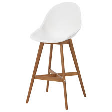 Fanbyn Barkruk Met Rugleuning Wit Ikea White Bar Stools Ikea Barstools Bar Stools