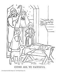 All you need is photoshop (or similar), a good photo, and a couple of minutes. Religious Christmas Bible Coloring Pages Baby Jesus In A Manger Coloring Library
