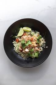 Slow Cooker Mexican Chicken With Cilantro Lime Cauliflower Rice Paleo Whol Slow Cooker Mexican Chicken Cilantro Lime Cauliflower Rice Paleo Cauliflower Rice