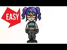 Aura was first released in season 8. How To Draw Fortnite Skins Crystal Season X Easy Cute Drawing Jolly Art Negi Youtube