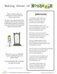 Nonsense Words Worksheet Education Com Nonsense Words Poetry For Kids Poetry Lessons
