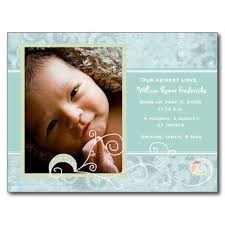 William Renee Birth Announcement Post Cards
