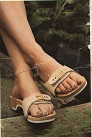 Image Result For Vintage Dr Scholl S Sandals White Sandalias Tamanco Moda