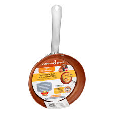 Diamond texture design creates micro air pockets between the cookware surface and your food for easier, more effortless food release even with sticky or burnt foods. Copper Chef 8 Round Fry Pan Walmart Com Walmart Com