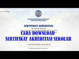Menulis nama perguruan tinggi, atau menulis nomor sk akreditasi, atau menulis tahun sk akreditasi, atau Cara Download Sertifikat Akreditasi Sekolah Youtube