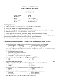 Maybe you would like to learn more about one of these? Soal Pat Pjok Kelas 8 K13