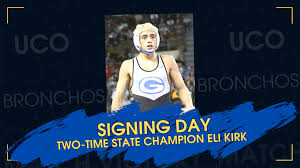 Two-Time State Champion, Eli Kirk, Signs With UCO