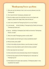 You can use your new knowledge of these interesting facts about thanksgiving to impress your guests, or create a fun thanksgiving trivia quiz to see who really knows their stuff. 9 Best Printable Thanksgiving Trivia Printablee Com