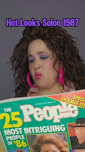 Hot Looks Salon 1987! #salon #hairstylist #charactercomedy #80s #1980s  #80saesthetic #80smusic #whitneyhouston #80snostalgia , 🎵 I Wanna Dance  With Somebody by Whitney Houston