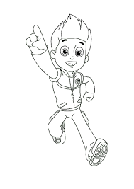 Paw patrol coloring pages are a fun way for kids of all ages to develop creativity, focus, motor skills and color recognition. Paw Patrol Ryder Coloring Pages 6 Free Printable Coloring Sheets 2020
