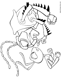 A bug's life coloring pages. A Bug S Life Coloring Pages 4 Disneyclips Com