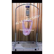 Ayunan tidak lagi eksklusif untuk taman bermain! Jual Paket Ayunan Listrik Bayi Portable Chrome Stainless Jakarta Barat Ai Ni Baby Shop Tokopedia