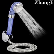 Blue Magnet Therapy Shower Head Set Water Saving Anion Spa Filter Shower Head Set With Hose Shower Head Holder Adjus Shower Head Holder Shower Set Shower Heads