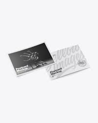Textured A5 Postcard Mockup In Stationery Mockups On Yellow Images Object Mockups
