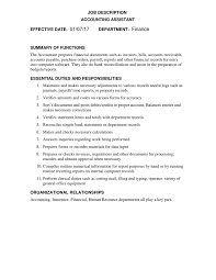 The accounting assistant job description includes preparing monthly financial reports for the management team to assess. Lst Accountant Job Description Page 2 Created With Publitas Com