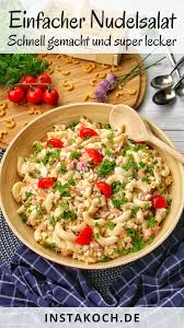 Klassischer Nudelsalat Einfaches Rezept Instakoch De Rezept Nudelsalat Klassischer Nudelsalat Salat