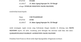 Cara ngeprint buku tabungan bri. Contoh Surat Kuasa Print Buku Tabungan Bri Kumpulan Surat Penting