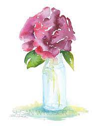 Image and really showed me. Rose In A Glass Vase Watercolor Floral Watercolor Floral Painting Floral Watercolor Paintings