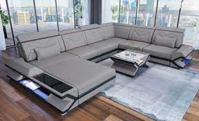 Extra large new sofa set settee corner group u shape grey 4 0x2 1m luxury l shaped corner sofa grey fabric 5 seat pre christmas Fabric Design Sofa San Francisco Xl With Led Large Sectional Sofa Fabric Sectional Sofas Extra Large Sectional Sofa