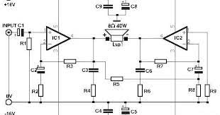 Circuit schematic diagram > tda2003 datasheet. This Is The Schematic Diagram Of 35w Bridge Power Amplifier Circuit Delivers 35w Power Output For 8 Speaker The Circuit Is Similar To Thi