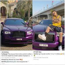 Anxiety as us court orders arrest of dcp abba kyari. Hushpuppi Sold His Customized Purple Rolls Royce And Ordered For 300 Million Naira Cullinan Mansory Photo Anioma Press